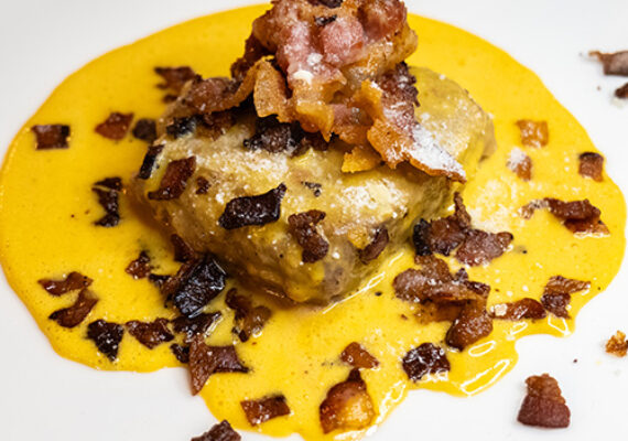 Filetto di manzo alla carbonara